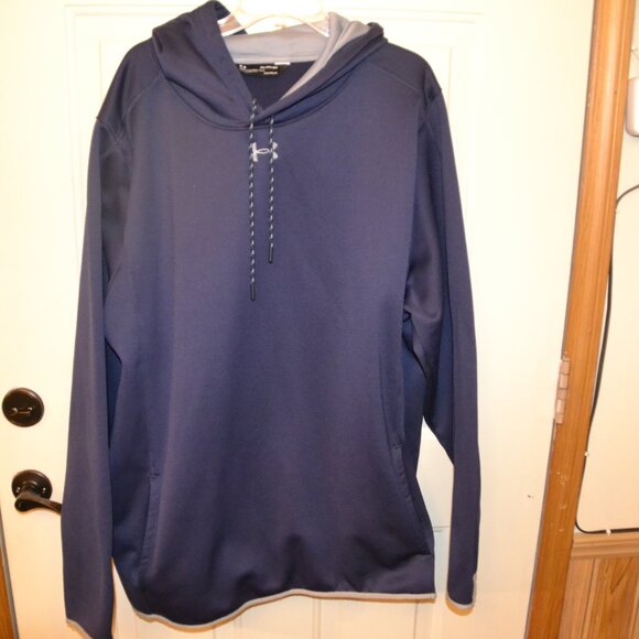 Under Aromur Mens hoodie Navy - Picture 1 of 4